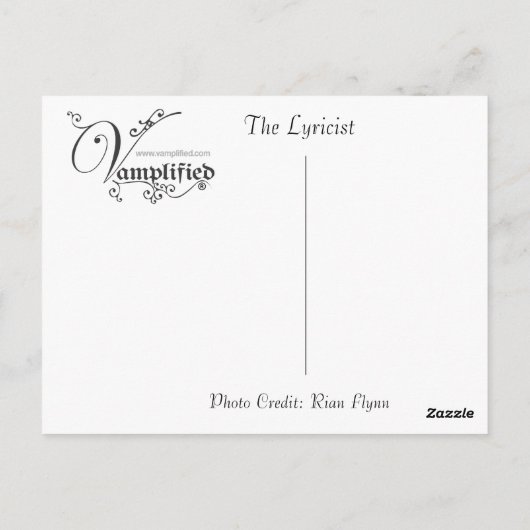 Vamplified The Lyricist Briefkaart