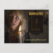 Vamplified, www.vamplified.com briefkaart (Voorkant)