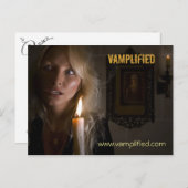 Vamplified, www.vamplified.com briefkaart (Voorkant / Achterkant)