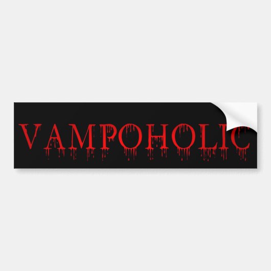 vampofolic bumper sticker (Voorkant)