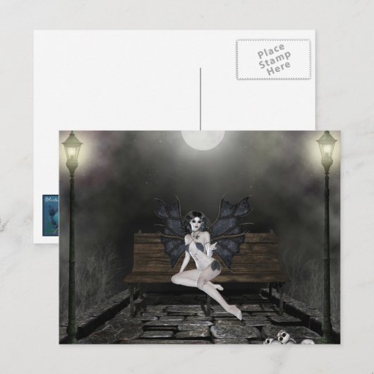 Vampress Wachten in de mist - Briefkaarten (Voorkant / Achterkant)