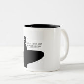 Vamps van het maanlicht tweekleurige koffiemok (Voorkant rechts)