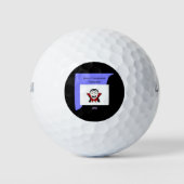 Vamptastic Halloween Golf Balls Golfballen (Voorkant)