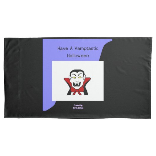 Vamptastic Halloween King Size Kussensloop (Voorkant)
