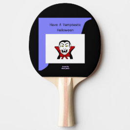 Vamptastic Halloween Ping Pong Paddle Tafeltennisbatje