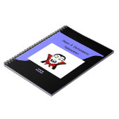 Vamptastic Halloween Spiral Photo Notitieboek (Linkerzijde)