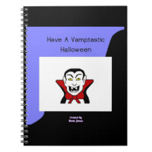 Vamptastic Halloween Spiral Photo Notitieboek