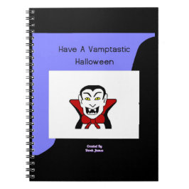 Vamptastic Halloween Spiral Photo Notitieboek