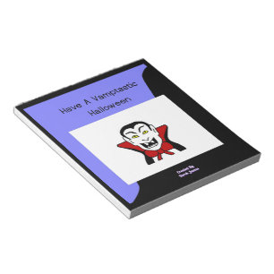 Vamptastisch Halloween Notitieblok (14 cm x 15,2 c