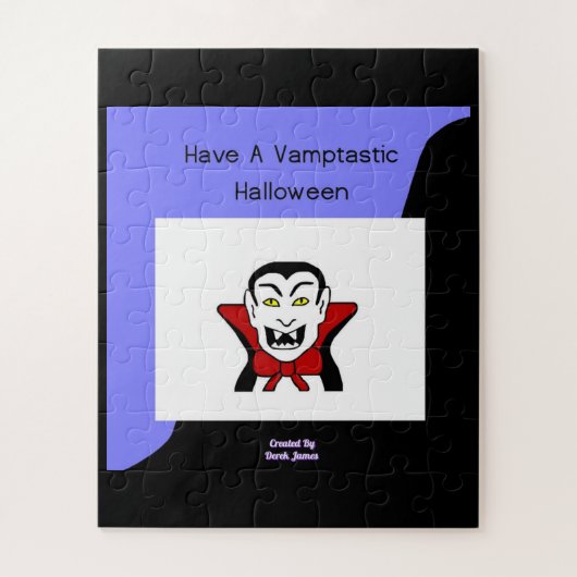 Vamptastisch halloween Puzzle 11 x 14 inch Legpuzzel (Verticaal)