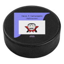 Vamptastische Halloween Hockey Puck