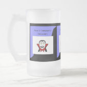 Vamptastische Halloween Large Frosted Glass Mok (Links)