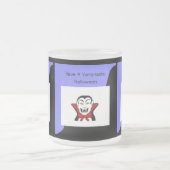 Vamptastische Halloween Small Frosted Glass Mok (Center)