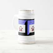 Vamptastische Halloween Stein Mok (Voorkant links)