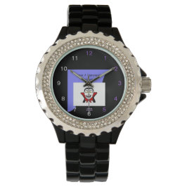 Vamptastische Halloween Vrouwen Rhinestone Watch Horloge