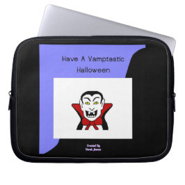Vamptastische hoes voor neopreen-laptop met Hallow