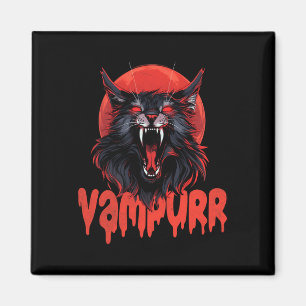 Vampur Coon Spooky Vampier Halloween Maine Coon C Magneet