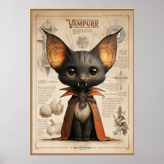 Vampurr: Kat Vampier Wezen Poster (Voorkant)