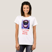 Vampy2, ik ben een Fang BangerBite me T-shirt (Voorkant volledig)