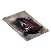 Vampy Boudoir | Gothic Red Victoriaans Slaapkamer  Notitieboek (Rechterzijde)