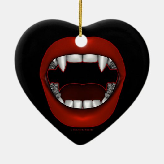 Vampy Heart Ornament (Achterkant)