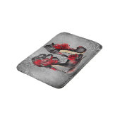 Vampy Strappy Stilettos | Red Rose Hakken op Grung Badmat (Gekanteld)