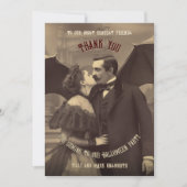 Vampyre Kiss  Dracula Halloween Bedankkaart (Voorkant)