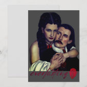 Vampyre Love Feestdagenkaart (Voorkant / Achterkant)