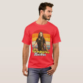 Vampyros Lesbos Retro Movie T-shirt (Voorkant volledig)