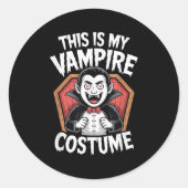 Vamre Costume  Ronde Sticker (Voorkant)