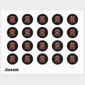 Vamre Costume  Ronde Sticker (Vel)