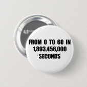 Van 0 tot 60 in seconden ronde button 5,7 cm (Voorkant /achterkant)
