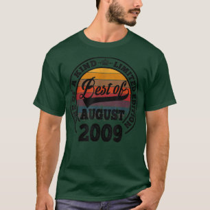 van 13 augustus 2009 tot 13e verjaardag van het ca t-shirt