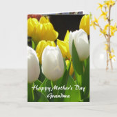 Van (1) Kleinkind aan Grootmoeder Kaart (Gele Bloem)