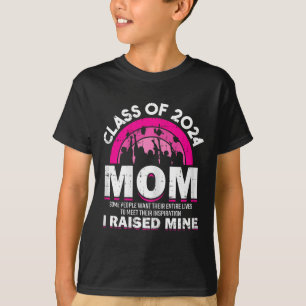 van 2024 Moeder Afstuderen Familie Mama Afstuderen T-shirt