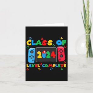 van 2024 niveau complete video gamer Senior Gradua Kaart