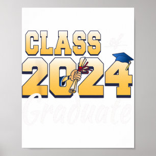 van 2024 senior 2024 Afstuderen Poster