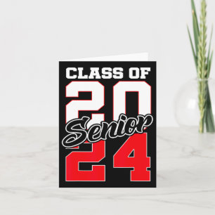 van 2024 Senior 24 Shirt High School Afstuderen GI Kaart