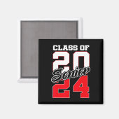 van 2024 Senior 24 Shirt High School Afstuderen GI Magneet (Voorkant / Achterkant)