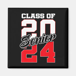 van 2024 Senior 24 Shirt High School Afstuderen GI Magneet