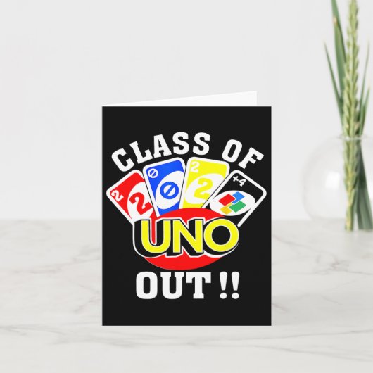 van 2024 Uno uit senior 2024 Afstuderen docent STU Kaart (Voorkant)