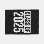 van 2025 Senior 2025 Afstuderen Shirt Fleece Deken (Voorkant (Horizontaal))