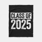 van 2025 Senior 2025 Afstuderen Shirt Fleece Deken (Voorkant)