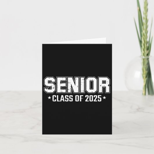 van 2025 Senior Afstuderen High School College Afs Kaart (Voorkant)