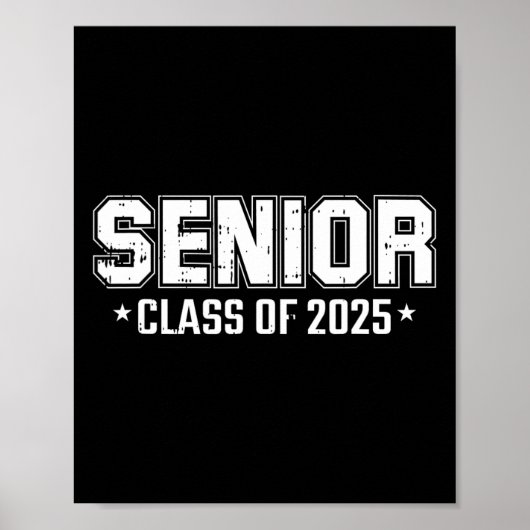 van 2025 Senior Afstuderen High School College Afs Poster (Voorkant)