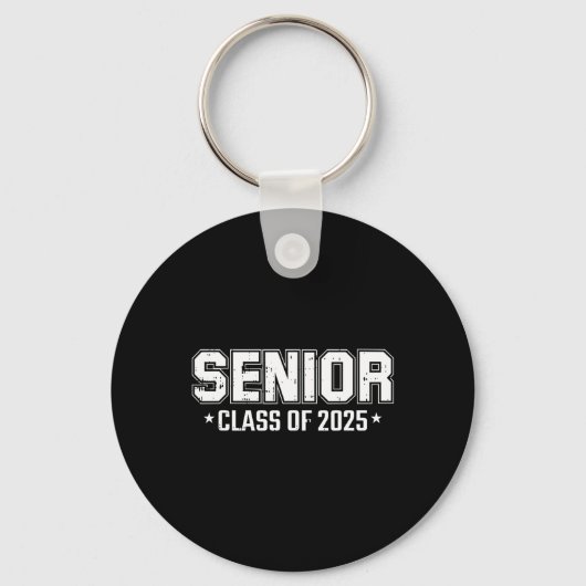 van 2025 Senior Afstuderen High School College Afs Sleutelhanger (Voorkant)