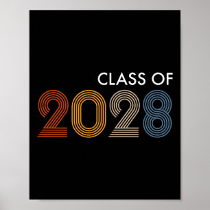 van 2028 College University High School Toekomstig Poster
