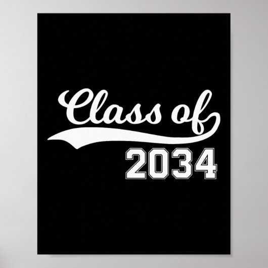 van 2034 groeien met mij eerste schooldag poster (Voorkant)