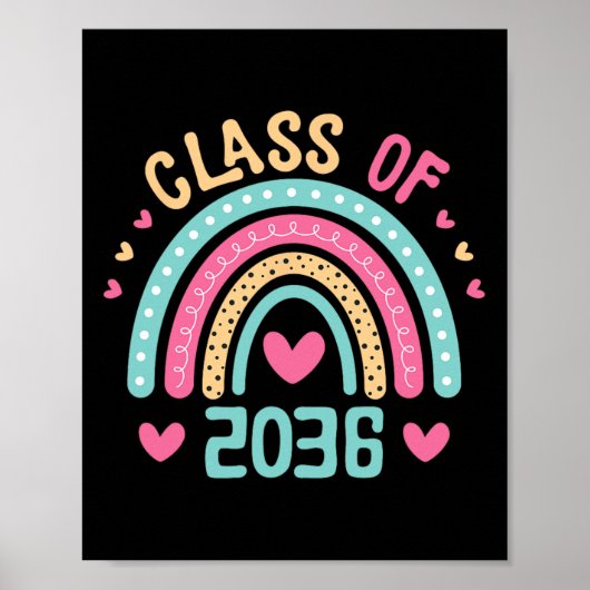 van 2036 groeien met mij eerste dag van school afs poster (Voorkant)
