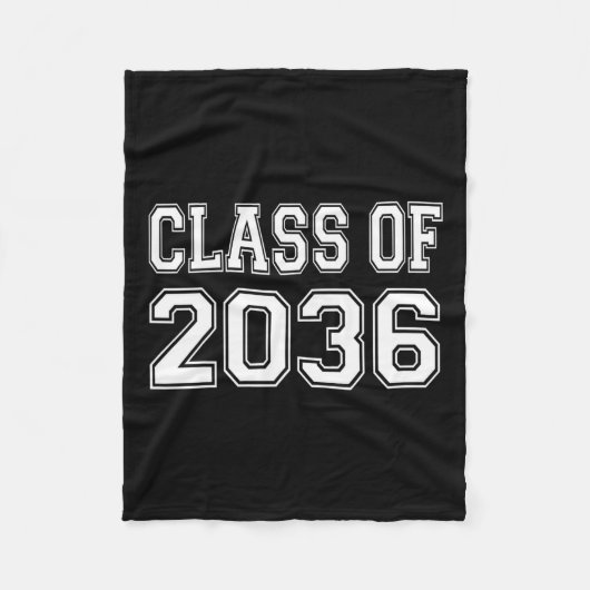 van 2036 groeien met mij Shirt Fleece Deken (Voorkant)
